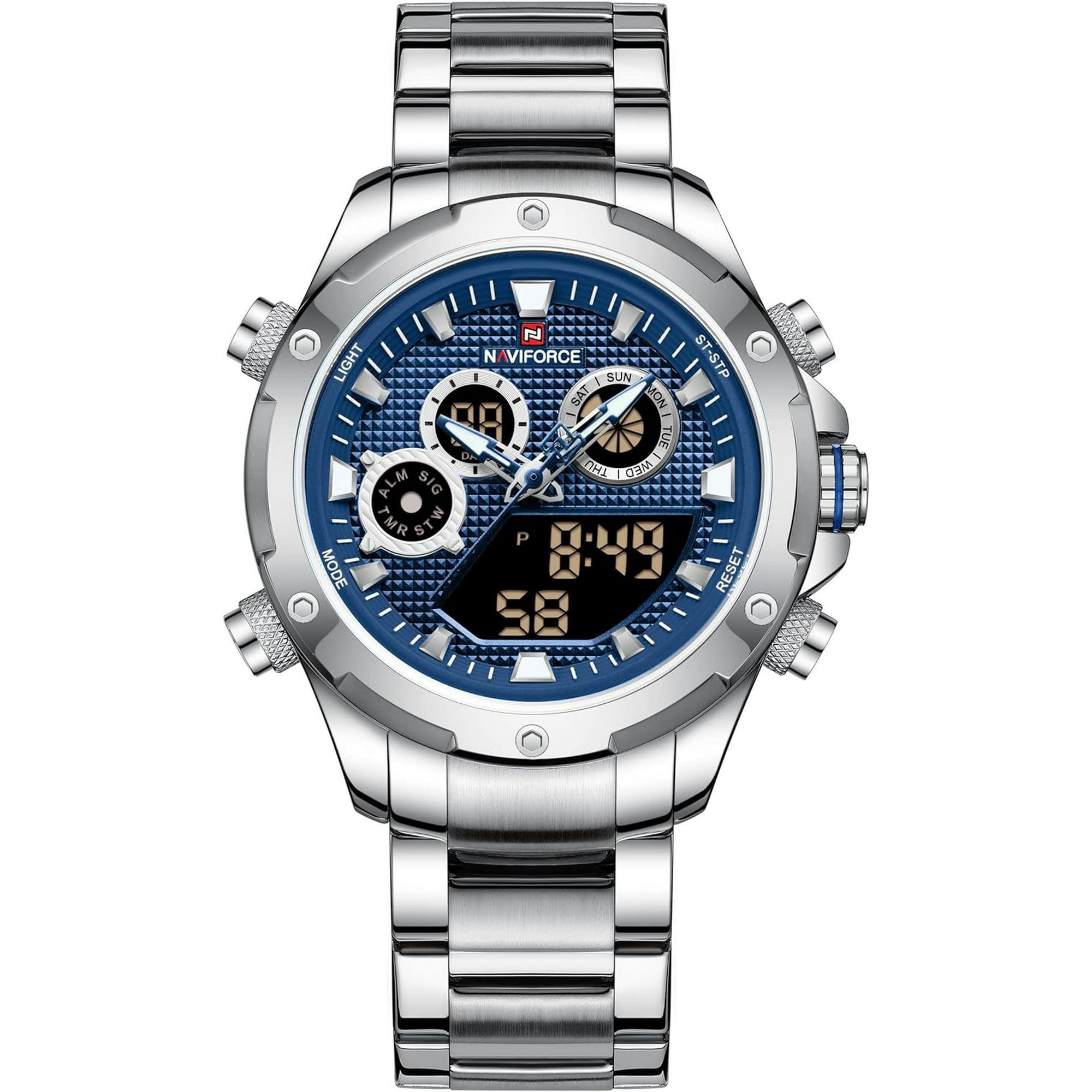 Analog-Digital Watch for Men Quartz Watches Multifunctional