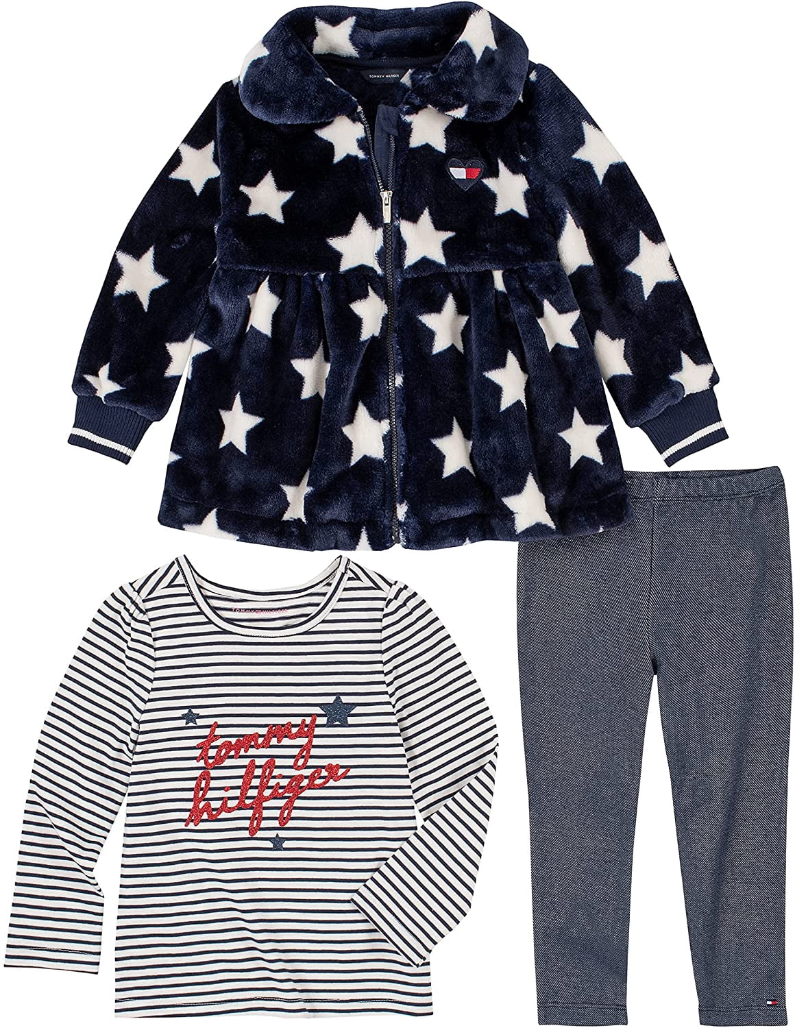 Tommy Hilfiger Girls 3 Pieces Jacket 