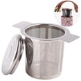 thumbnail image 2 of Colador De Malla De Té Infusor De Té De Acero Inoxidable Colador No Tóxico Durable Con Tapa Filtro De Té ANGGREK Cocina, Decoración y Otros, 2 of 5