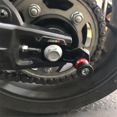 thumbnail image 4 of 4X Motorcycle CNC Aluminum Chain Adjuster Block Rear Swingarm Spools for CB650F CBR650F 2014-2019 CB650R 2019, 4 of 7
