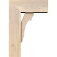 thumbnail image 3 of Ekena Millwork 7 1/2"W x 18"D x 26"H Olympic Block Smooth Bracket w/ Offset Brace, Douglas Fir, 3 of 25