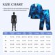 thumbnail image 4 of Balery Wolf Pijama para Hombre de Dos Piezas con Manga Larga, Conjunto de Dormir y Descanso Suave con Bolsillos-Large, 4 of 7