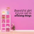 thumbnail image 3 of You Can Do Amazing Things Beautiful Girl Motivational Quote Vinyl Design Wall Art Sticker Designs Vinyl Stickers For Home House Walls Rooms Windows Bedroom Decoration Size (26x26 inch), 3 of 3