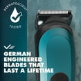 thumbnail image 4 of Gillette Intimate i3 Men's Pubic Hair Electric Trimmer for Men, Waterproof, Blue, 4 of 7