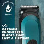 Gillette Intimate i3 Mens Pubic Hair Electric Trimmer for Men, Waterproof, Blue
