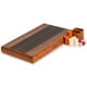 thumbnail image 3 of Set de juego de backgammon Yellow Mountain Imports Pasadena Wood, 3 of 8