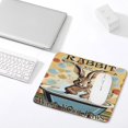 thumbnail image 4 of Rabbit Wash Your Paws Printed Mouse Pad, 10"x12", Square Mouse Pad, Cloth with Rubberized Base, Standard, 4 of 8