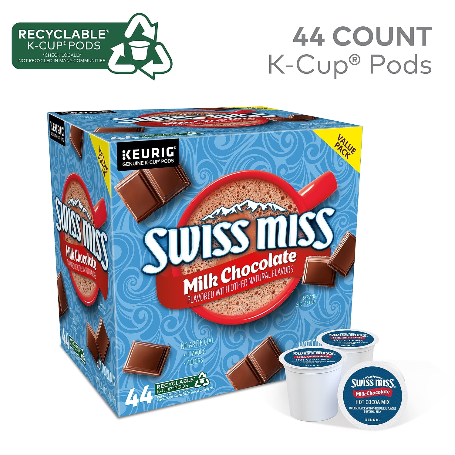 Keurig K-Cups Swiss Miss Milk Chocolate 16-pk. One Size