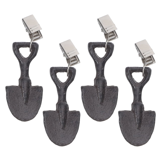 FELTECHELECTR 4Ud Sujetadores Para Mantel En Hierro Fundido Color Marrón Oscuro Con Estilo Retro Para Fiestas