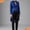 Blue, variant on Unisex Adult Ringmaster Showman Steampunk Magician Costume Sequined Tailcoat Jacket with Chain Details for Circus Carnival Party Stage Fancy Dress Garments