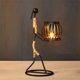 thumbnail image 2 of Hot Sale!Creative Iron And Hemp Rope Girl Candlestick Home Decoration Art Decor Living Room Iron Crafts, 2 of 9