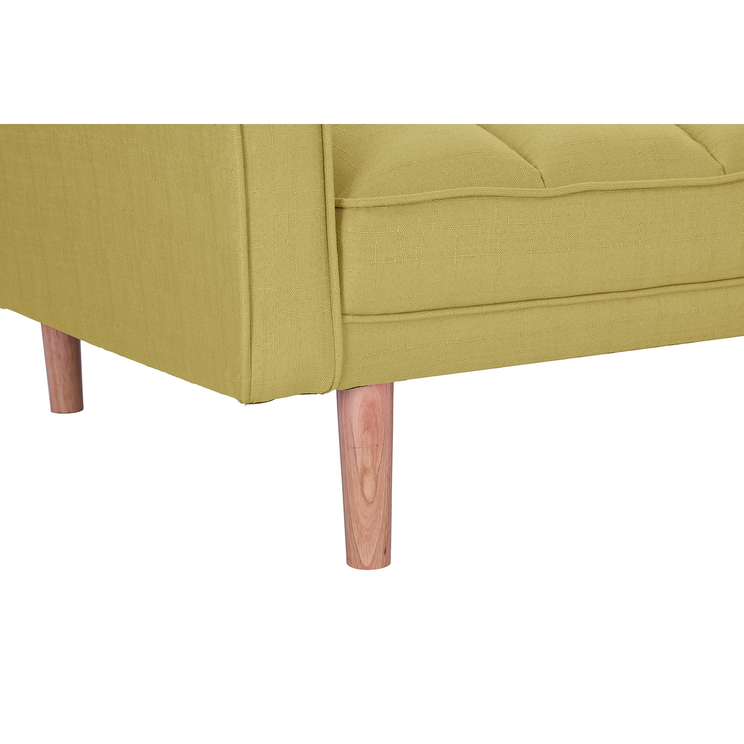 Lowestbest Modern Reclining Futon Sofa Bed, Convertible Sofa for Living Room Leisure, Yellow Lowestbest Modern Reclining Futon Sofa Bed, Convertible Sofa for Living Room Leisure, Yellow