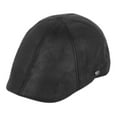thumbnail image 2 of EPOCH Faux Suede Leather Newsboy Duckbill Ivy Cap Ivy Driver Hunting Hat, 2 of 12
