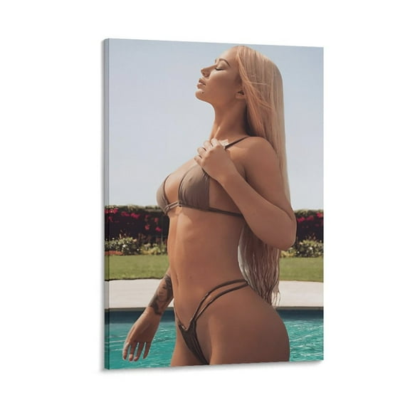 Iggy Azalea RAPPER Art Poster Wall Art Poster Scroll Canvas Painting Picture Living Room Decor Home 12x18inch(30x45cm)