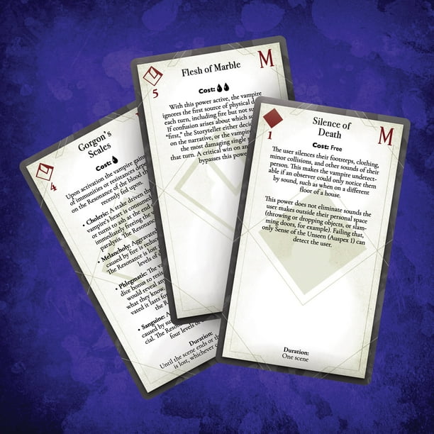 Renegade Game Studio: Vampire: The Masquerade - Discipline Deck Accessory - 5th Edition Roleplaying Game, 219 Tarot-Sized Cards, RPG, Ages 18+ Renegade Game Studio: Vampire: The Masquerade - Discipline Deck Accessory - 5th Edition Roleplaying Game, 219 Tarot-Sized Cards, RPG, Ages 18+