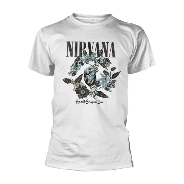 Nirvana - Camiseta Heart Shaped Box para Adultos Unisex (Blanco)