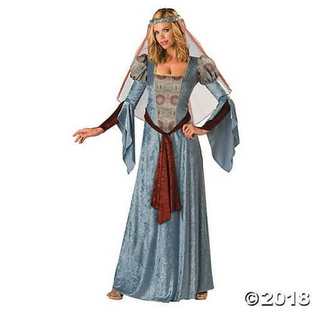 InCharacter Costumes Women's Maid Marian Costume, Blue/Burgundy/Grey,