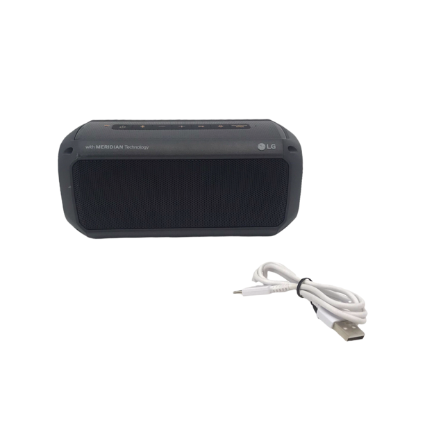 LG XBOOM Model PK3 Portable Bluetooth Speaker 8W Black U6554 Used