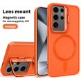 thumbnail image 1 of Camera Holder Case For Samsung Galaxy S24 Ultra S23 Plus Cover Magnetic For Magsafe Wireless Charge Shockproof Protector Shell, 1 of 7
