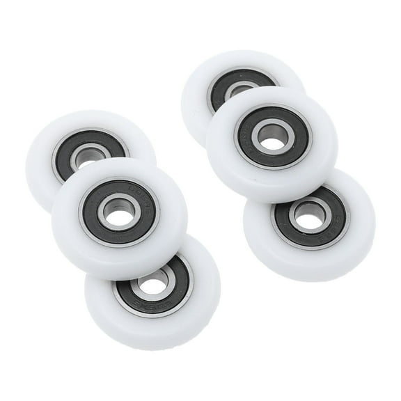 6 Pcs Shower Room Pulley Door Pulleys Bathroom Sliding Wheels