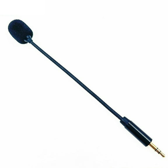 Flexible 3.5mm Gaming Microphone Replacement for Headsets, Clear Voice Capture For PC and Consoles
