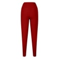 thumbnail image 5 of Women High Waisted Plus Size Yoga Pants Stretchy Ankle Length Yoga Trousers With Pockets Baggy Workout Running Leggings, 5 of 6