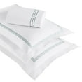 thumbnail image 3 of Superior Harrison Embroidered Cotton Duvet Cover Set, King/California King, White/Silver, 3 of 11