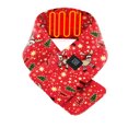 thumbnail image 4 of Odeerbi Reduced Christmas Scarfs For Boys Girls Winter Neck Warmer Heated Scarf USB Charging Neck Shoulder Cold Protection Children Scarf Red, 4 of 4