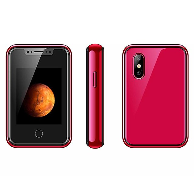8XR 1,77 Pulgadas Mini Teléfono Móvil Dual SIM Teléfono Móvil Con Pantalla Táctil De Doble Modo De Espera - Blanco