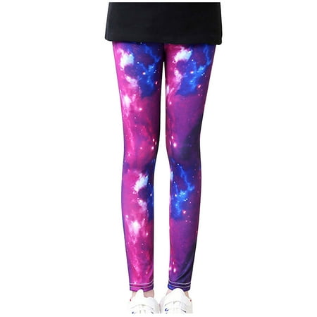 

Honeeladyy Kids Baby Toddler Clothes Baby Girls Printed Milk Silk Pattern Leggings Comfortable Slim Cropped Trousers Purple 6-8 Years Savings
