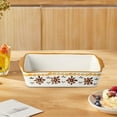 thumbnail image 4 of Hiroekza Home and Kitchen, Household Baking Ceramic Rectangular Baking Cheese Baked Rice Bowl Microwave Oven Special Tableware Kitchen Gadgets, 4 of 6
