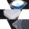 thumbnail image 2 of SHISUYAN 25 Pcs Ultrathin DVD Case Transparent CD Package Portable CD Storage Box for Home Cinema, 2 of 8