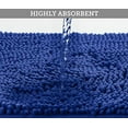 thumbnail image 4 of LuxUrux Bathroom Rugs Non Slip Super Soft Chenille Luxury Bath Mat Contour Set, Soft Plush Shower Rug +Toilet Mat., 4 of 10