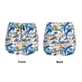 thumbnail image 6 of Goofa Marine Animals Printed Women 2 in 1 Running Shorts,Quick Dry Athletic Workout Shorts,High Waisted Athletic Shorts with Liner Pockets-Medium, 6 of 9