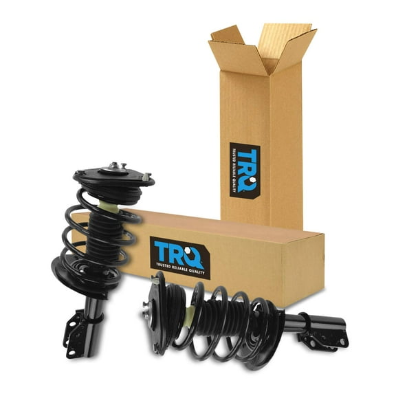 TRQ Front Strut & Coil Spring Assembly Set Driver & Passenger Sides Fits Select 06-11 Buick Lucerne 06-10 Cadillac DTS