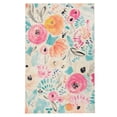 thumbnail image 2 of Mohawk Home Prismatic Watercolor Floral Multi Transitional Theme Kids Precision Printed Area Rug, 5'x8', Orange & Blue, 2 of 5
