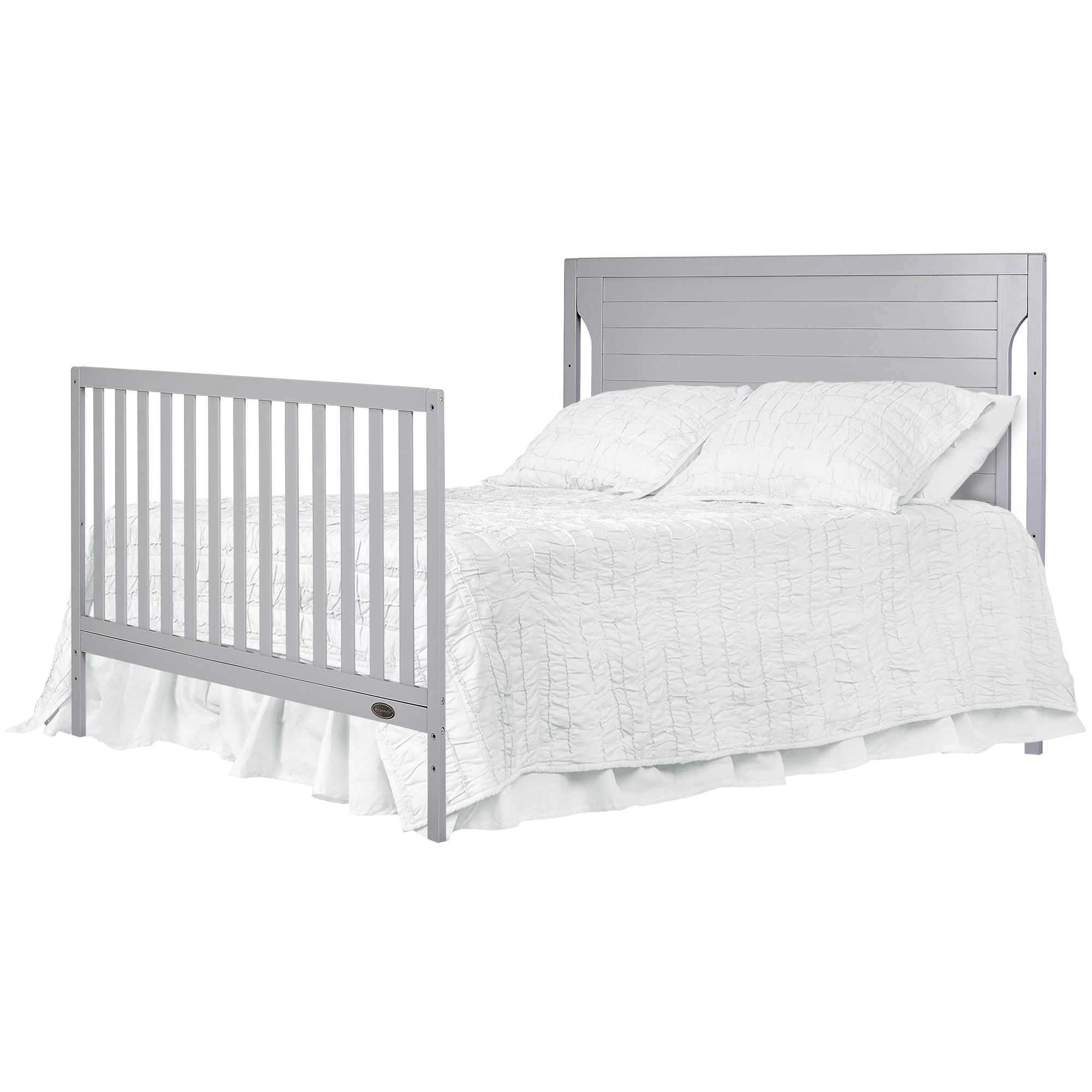 Dream On Me Cape Cod 5-in-1 Convertible Crib, Pebble Grey