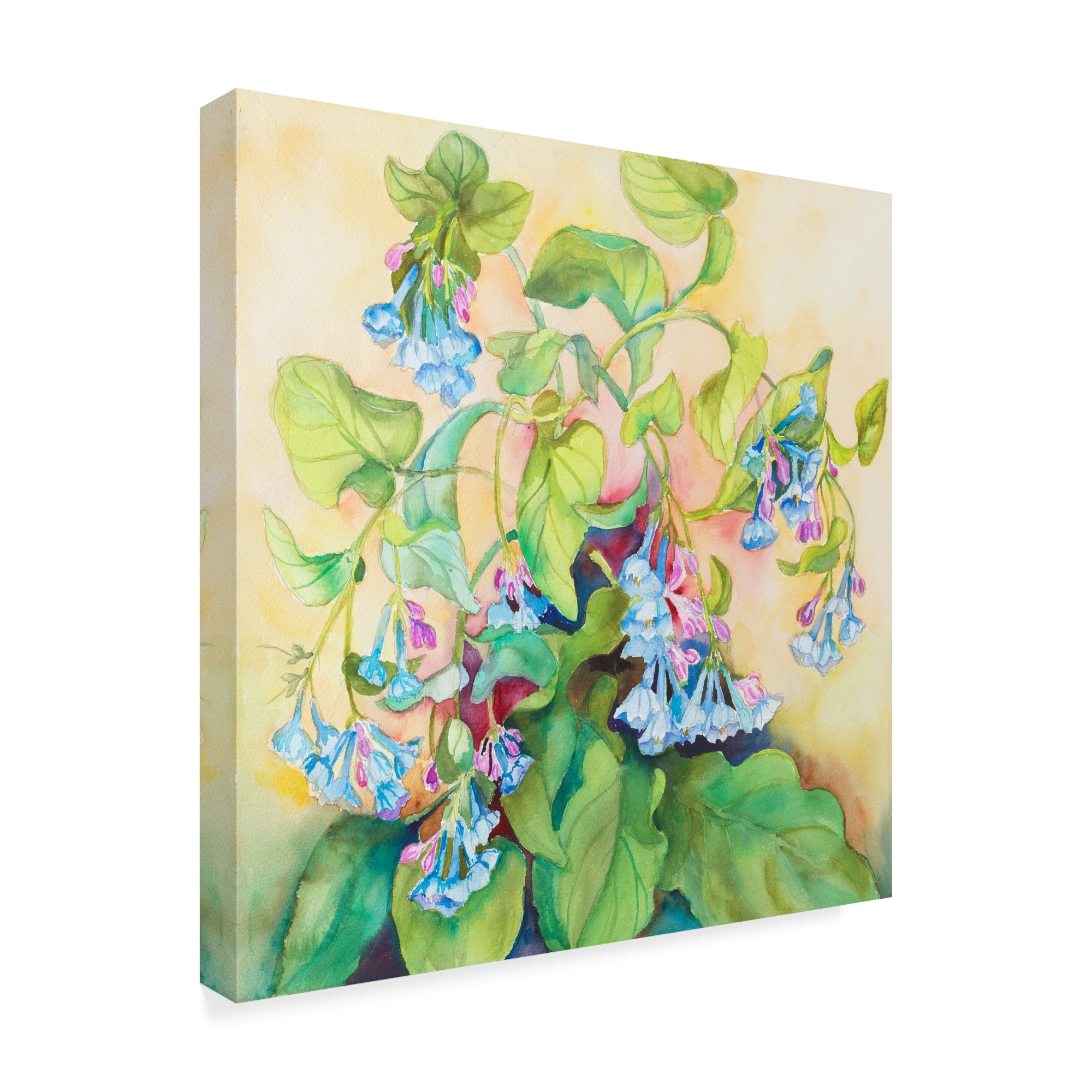 Trademark Fine Art 'Blue Bell Cluster' Canvas Art by Joanne Porter