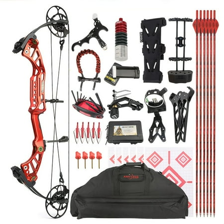 AMEYXGS Archery Compound Bow Set 40-75 LBS Adults And Beginners Outdoor Hunting/ Shooting /Target