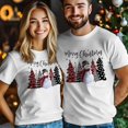 thumbnail image 4 of Mens T Shirts Xmas Snowman Christmas Tree Short Sleeve Casual Men's Tee Tops Graphic T-Shirts for Teen Boys/Men, 4 of 8