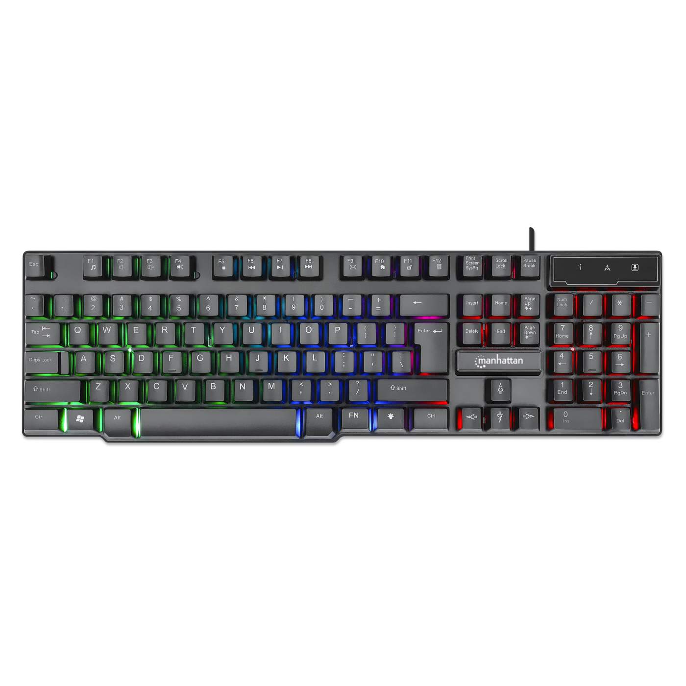 Manhattan RGB LED Wired Gaming Keyboard photo 4