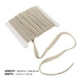 thumbnail image 3 of MasteelfCA 1 Roll Curtain Trim Ribbon DIY Polyester Braid Trim Pelmet Garment Edging, 3 of 8