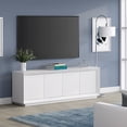 thumbnail image 4 of Evelyn&Zoe Oswald Rectangular TV Stand for TV's up to 75", White, 4 of 8