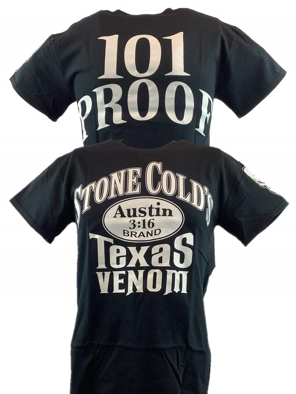 WWE Stone Cold Steve Austin 101 Proof Texas Venom Long Sleeve Mens