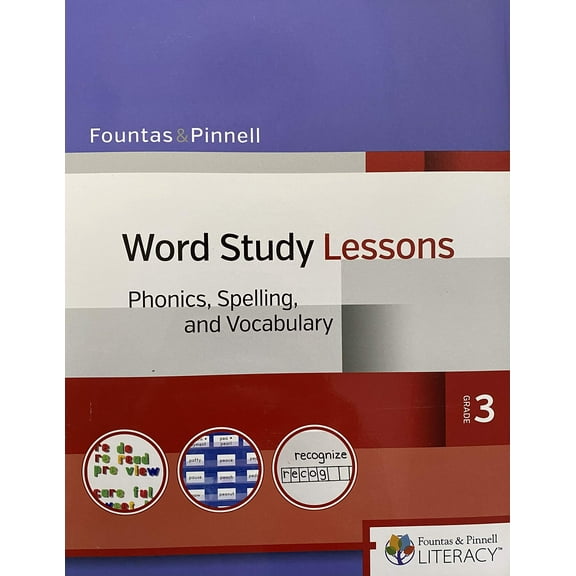 Word Study Lessons, Phonics, Spelling, and Vocabulary, Grade 3, c. 2019 9780325105079, 0325105073