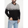 thumbnail image 4 of Men's Sweater Black & Grey, 4 of 5