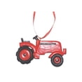 thumbnail image 1 of Festive Garden Christmas Tree OrnamentCraft Resin Pendant Tractor Whimsical Hangs for Seasonal Display, 1 of 6