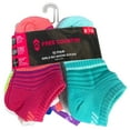 thumbnail image 2 of Free Country Girls Quarter Socks – 10 Pairs (Shoe Size 7-10) Cushioned & Breathable, 2 of 3