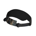 thumbnail image 2 of Fotbe Black And Gold White Horse Visera Deportiva con Diseño, Gorra Abierta Ajustable de Algodón para Mujer y Hombre, 2 of 7