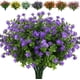 thumbnail image 1 of Nvzi 10 paquetes de flores artificiales para exteriores resistentes a los rayos UV, decoración de estilo rústico para el hogar (fucsia), 1 of 5